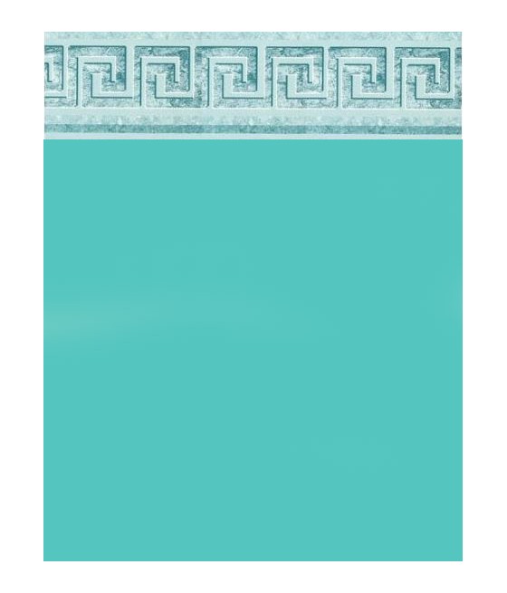 Liner Piscine Turquoise Avec Frise Mykonos Ovale X M H M