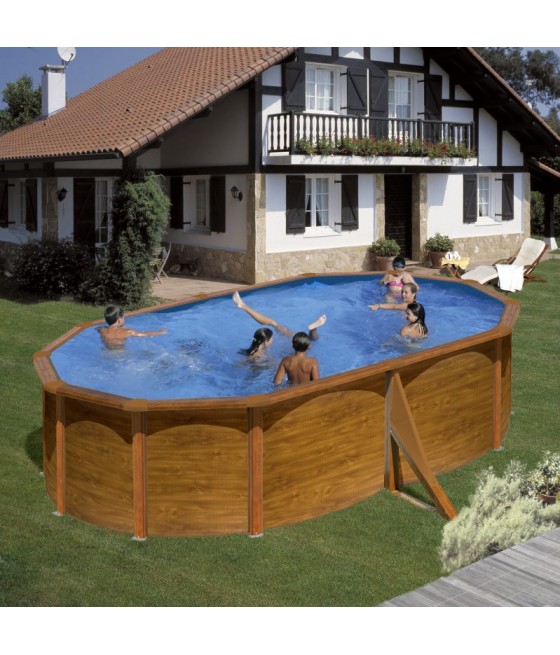 Piscine Hors Sol Acier Gre Alto Eco Aspect Bois X M Prix