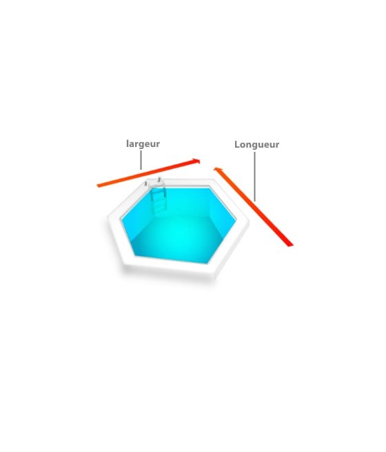 Filet Hiver piscine hors sol Hexagonale (sur mesure);Filet Hiver piscine hors sol Hexagonale (sur mesure)