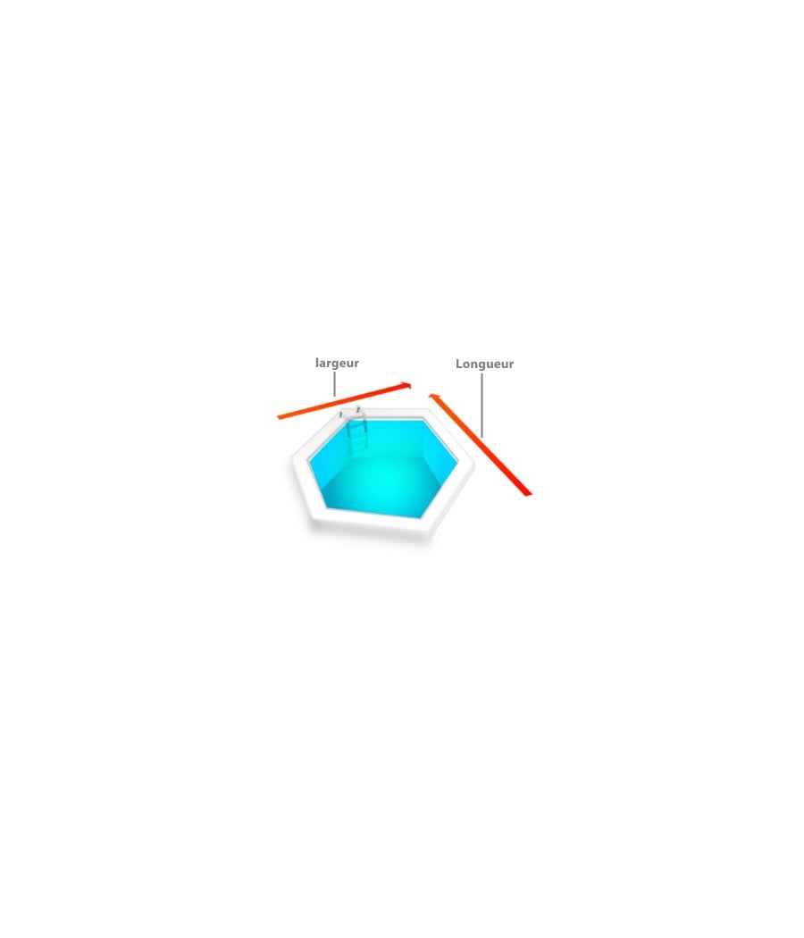 Filet Hiver piscine hors sol Hexagonale (sur mesure);Filet Hiver piscine hors sol Hexagonale (sur mesure)