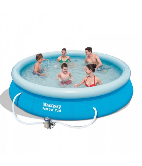 Piscine autoportante Bestway diam 3.66m H 0.76m avec filtration 2m3/h