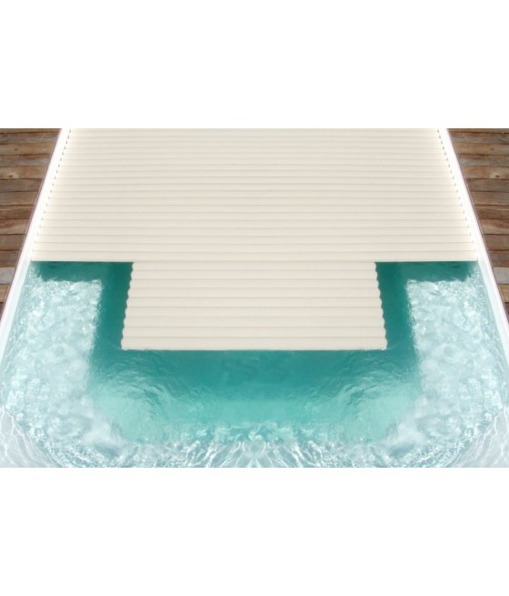 Volet hors sol pour piscine de 6m x 12m max avec escalier FDC