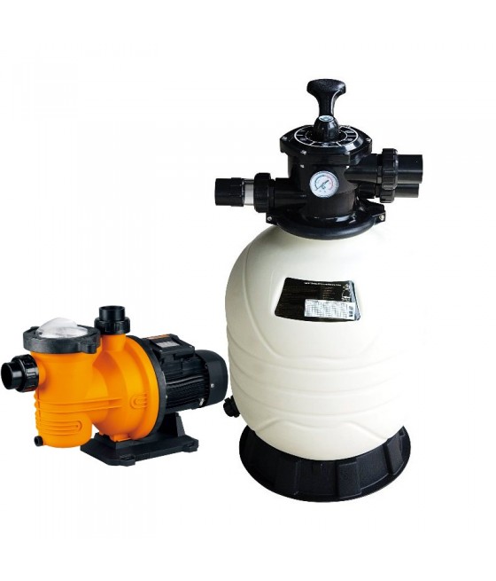 Groupe de filtration piscine : pompe Kalia + filtre MFV27 15 m3/h
