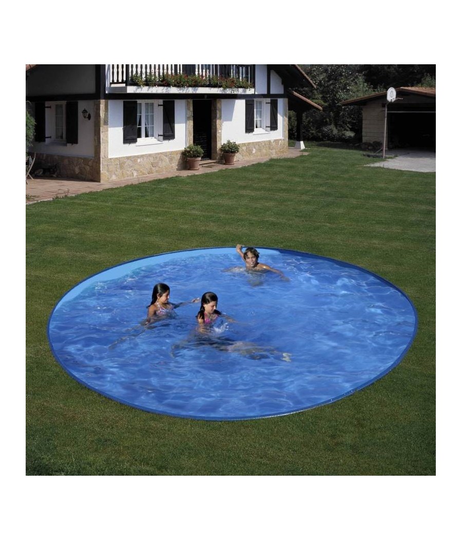 Poolfolie Rund 0,4 Mm Adriablau überlappend - 300 X 90 Cm | Austauschfolie