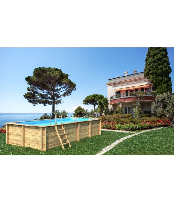 Piscine Bois Weva Rectangulaire 12m x 3m x 1.46m