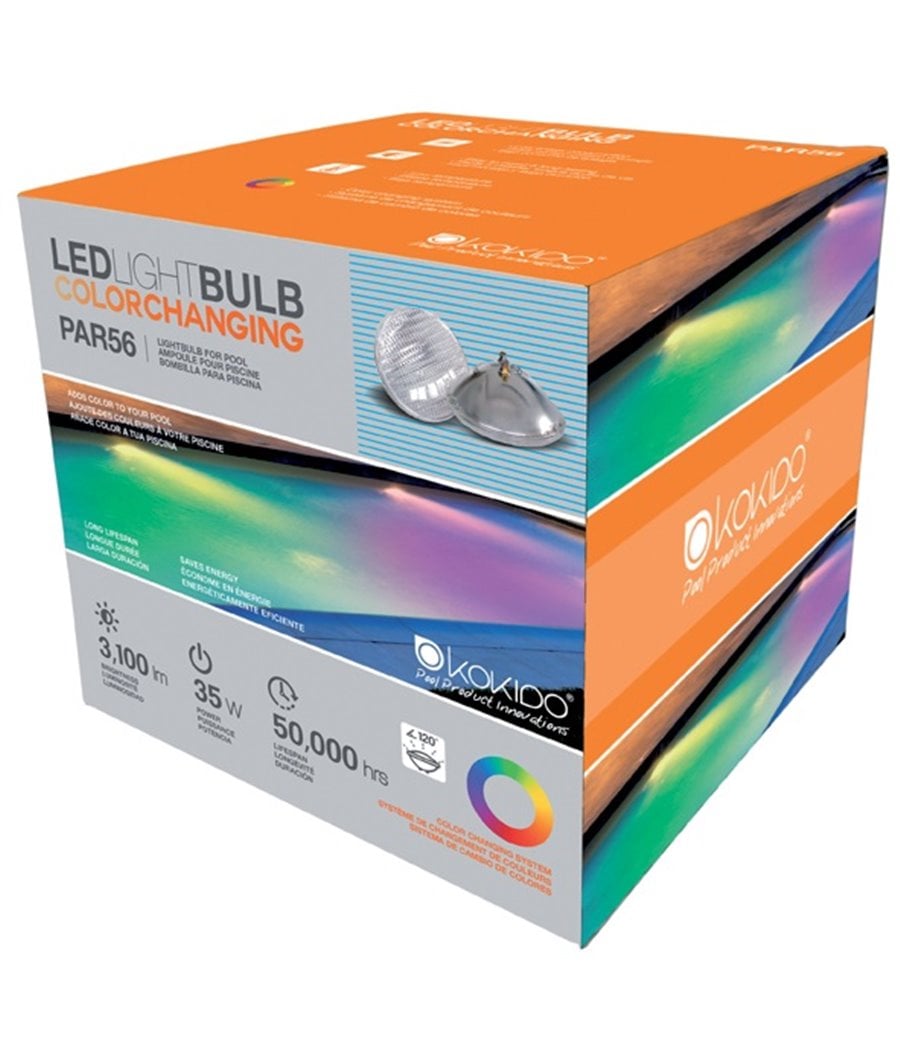 Ampoule Leds multi-couleurs pour projecteur - Format Par56