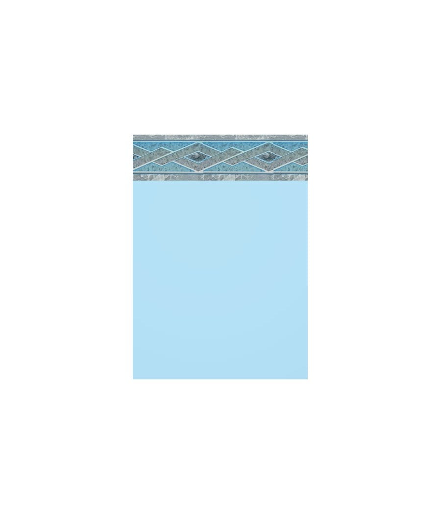 Liner Piscine 75/100 Beu clair avec frise florentine plus ronde 5.50 H 1.20m
