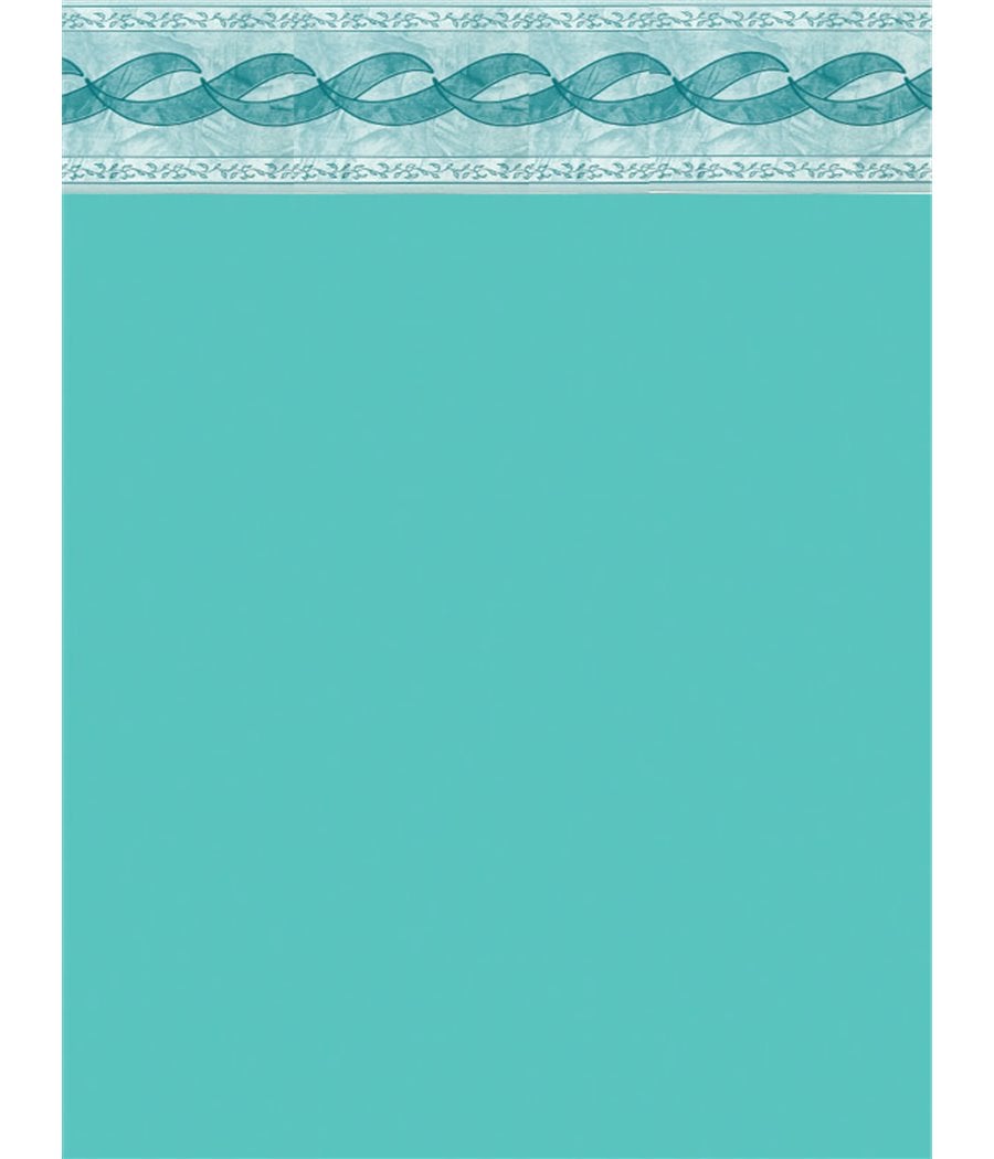 Liner Piscine 75/100 Turquoise avec frise olympia Dia 3.60m H 1.20m