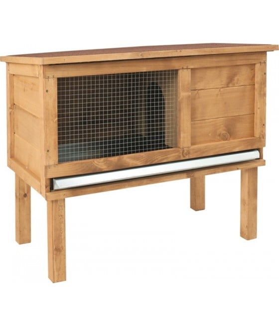 Clapier pour lapins Standard - L 80 x lg 45 x H 60 cm