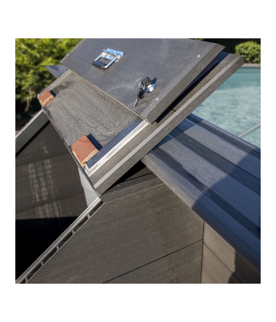Coffre de filtration Composite pour piscine hauteur 0.96m