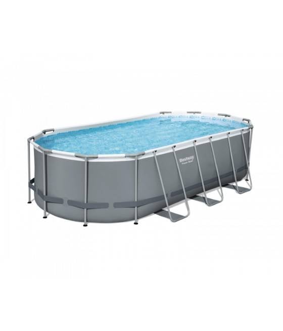 Piscine tubulaire ovale Bestway Power Steel 5.49 x 2.74 x H 1.22m