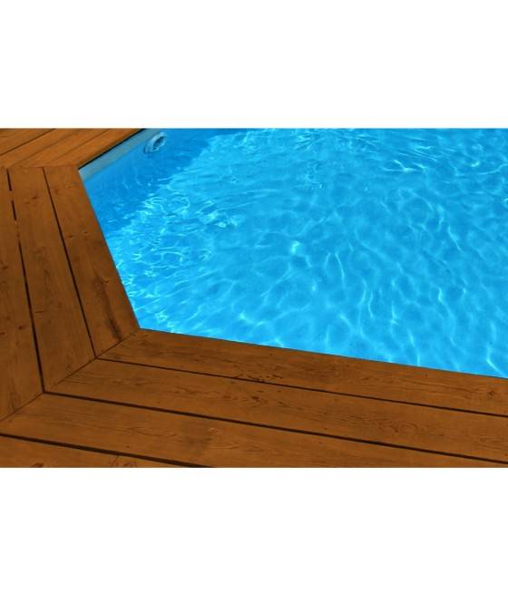 Liner 75/100 compatible Piscine Sunbay VIOLETTE 511 x 124 bleu foncé