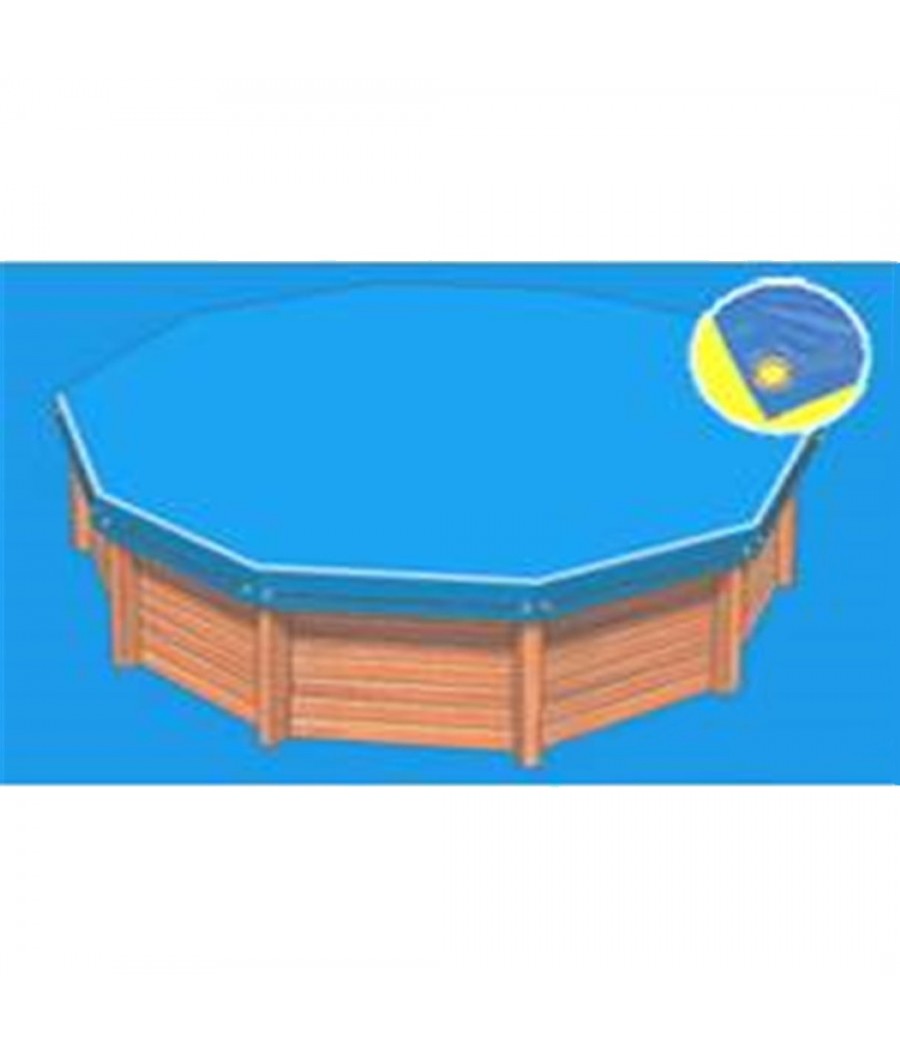 Bâche hiver Eco bleue compatible piscine Ubbink Linéa 350x650