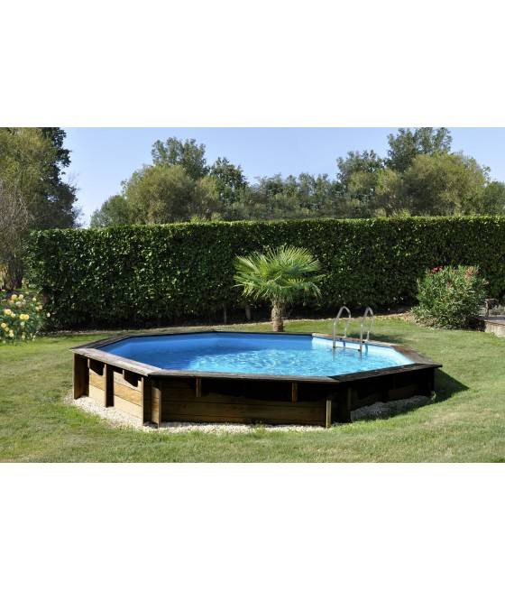 Piscine Bois Sunbay modèle Violette 2 - Octogonale 5.00m