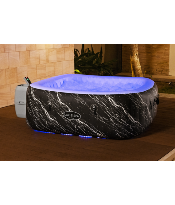 Spa gonflable carré Lay-Z-Spa Hawaii Smart Luxe Airjet™ 4 - 6 personnes