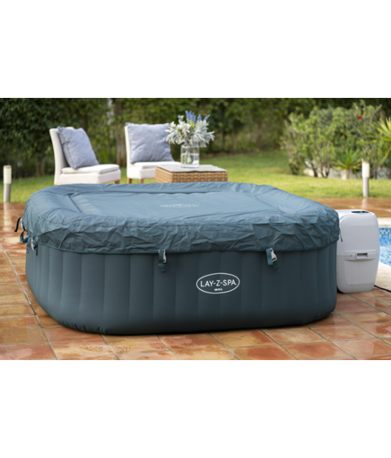 Spa gonflable carré Lay-Z-Spa Ibiza Airjet™ 4 - 6 personnes