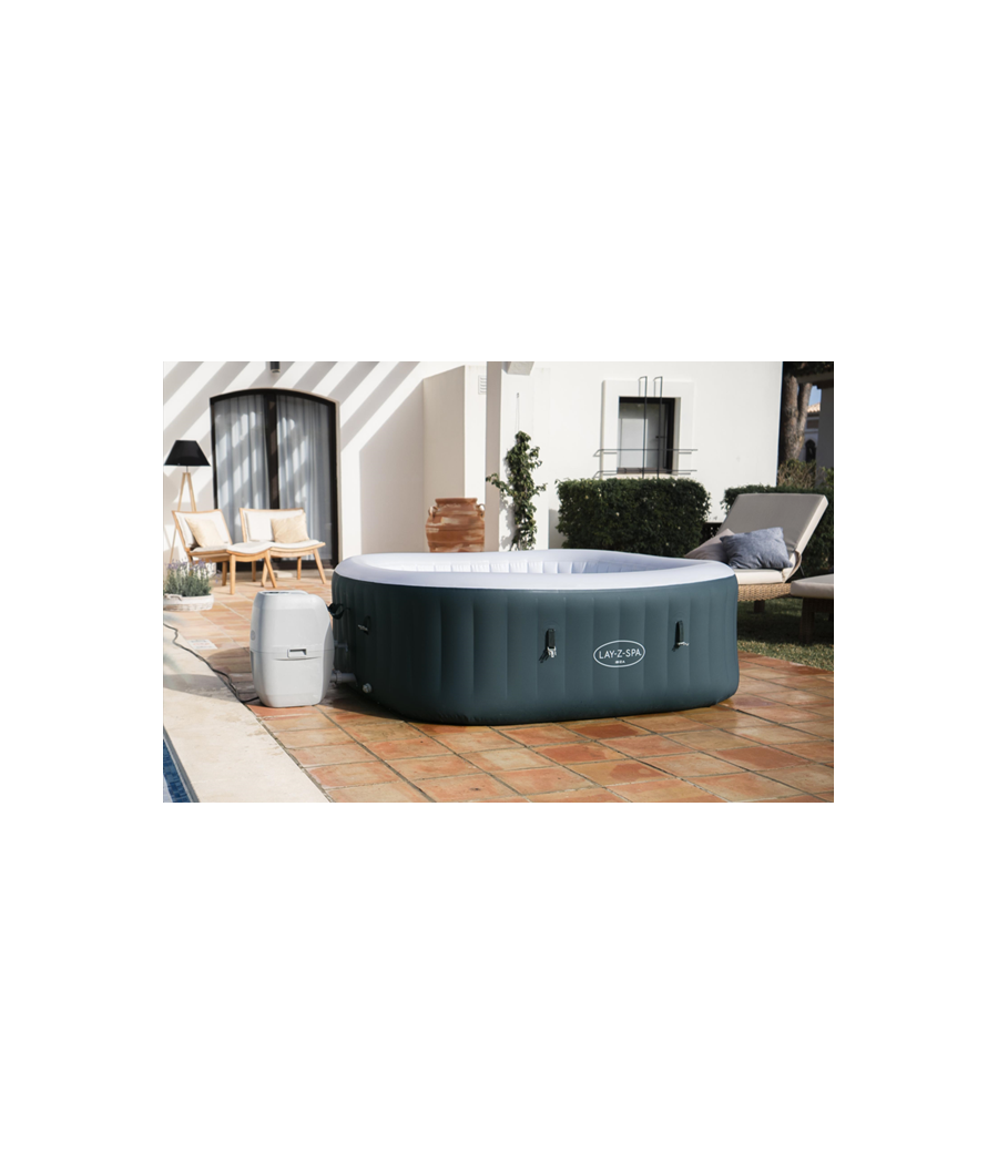 Spa gonflable carré Lay-Z-Spa Ibiza Airjet™ 4 - 6 personnes