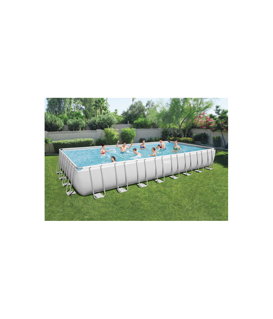 Piscine tubulaire Bestway Power Steel 9.56x4.88x1.32m + filtre sable