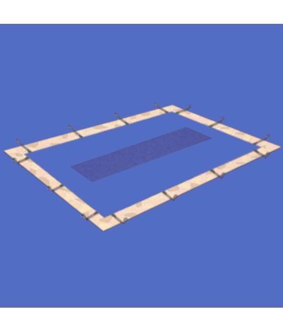 Bâche opaque pour piscine rectangle