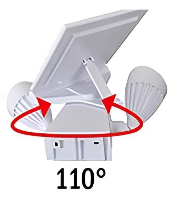 Spot solaire à LED 2x4 w