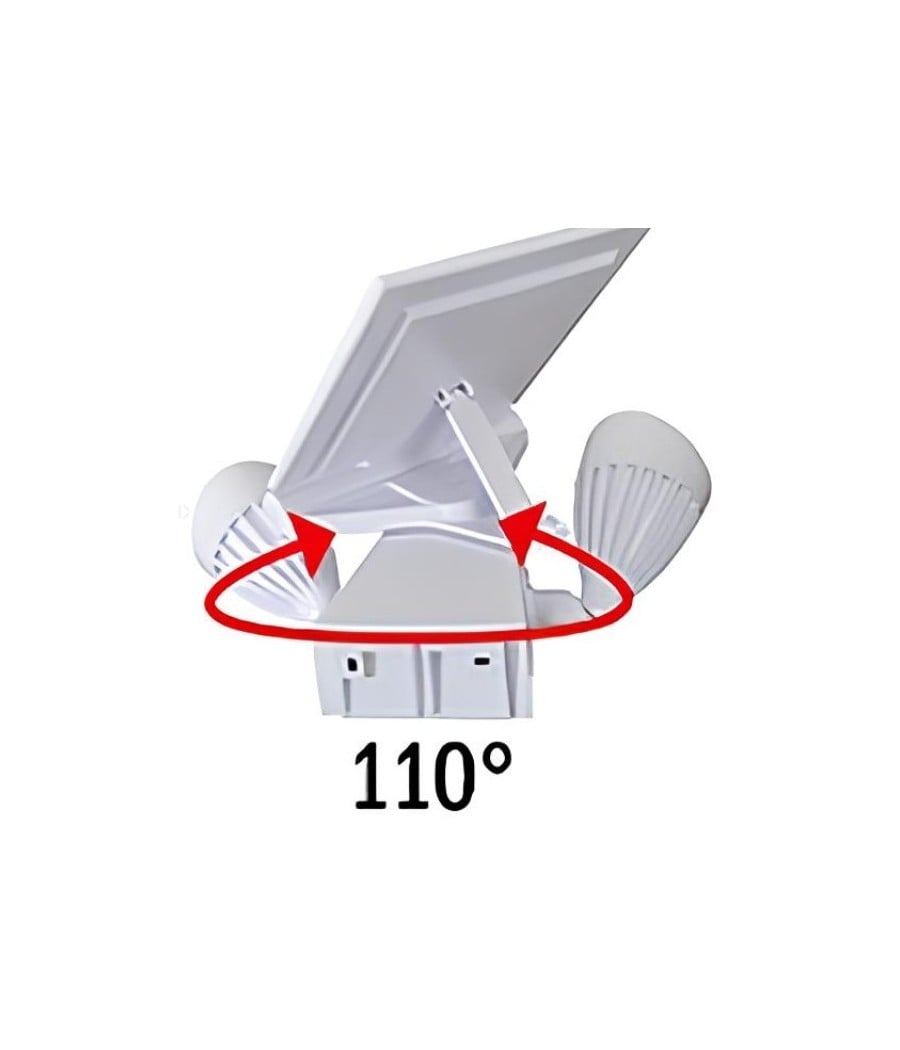 Spot solaire à LED 2x4 w