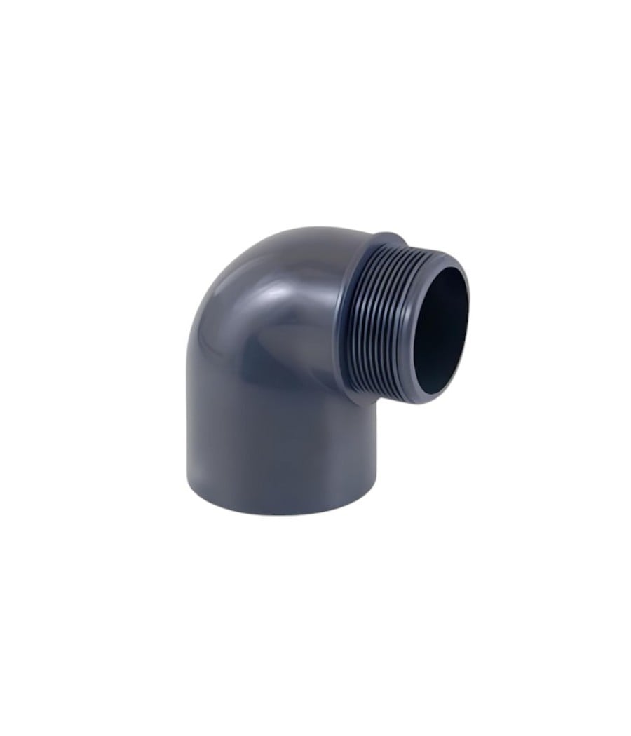 Coude mixte angle 90° Pvc pression 32 - 1'' 1/4
