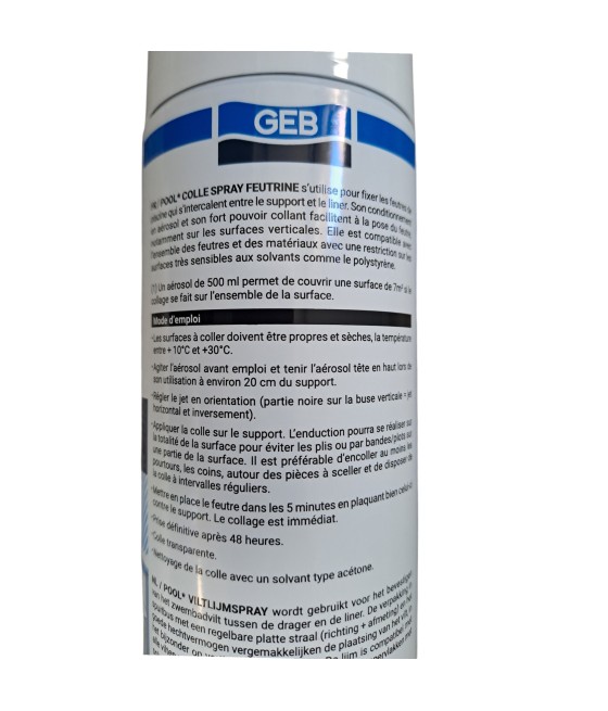 Colle en spray pour feutre