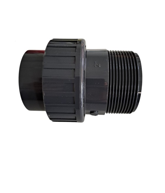 Union démontable Pvc (2'' mâle d'un côté et diam. 50mm de l'autre)