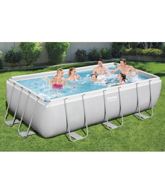 Piscine tubulaire rectangle Bestway Power Steel 4.04x2.01x1.00m