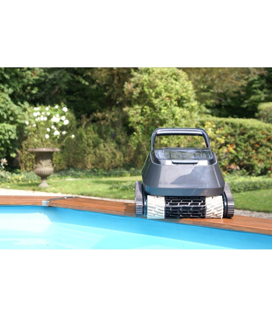 8STREME - Robot Piscine Électrique Fond et Parois 7310-V2 | Nettoyage Automatique de 2H | Visualisation du Contenu du Panier | Faible Consommation Électrique | Pour Piscines jusqu'à 10x5m