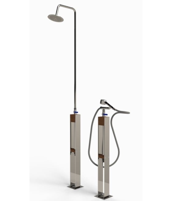 Douche extérieure en inox ALTENA