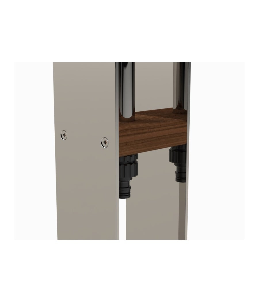 Détail douche extérieure en inox ALTENA