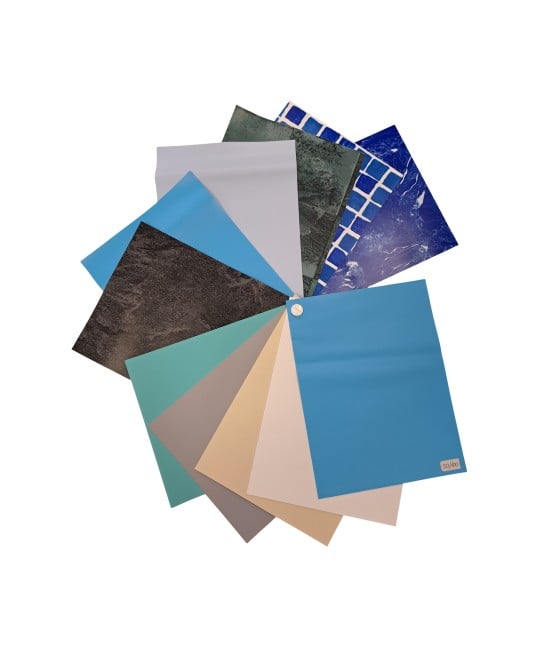 Nuancier liner piscine