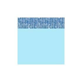 Bleu clair avec frise mosaïque Piscineo