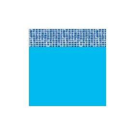 Bleu foncé avec frise mosaïque Piscineo