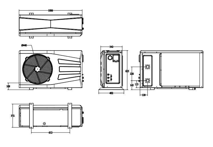 dimensions poolpac10