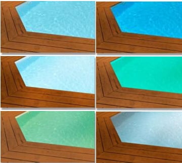 Coloris des liners piscines