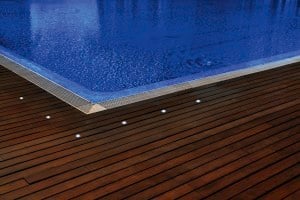 Ambiance abords piscine kit 6 spots LED